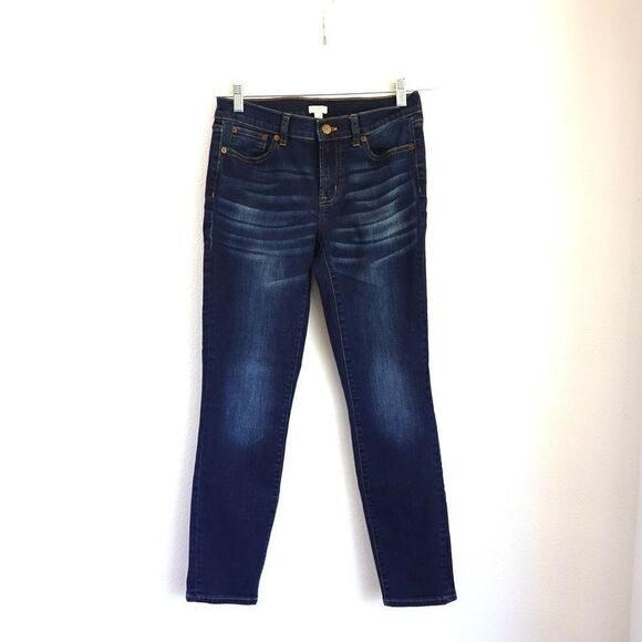 J. Crew 8"-rise skinny jean in signature stretch Size 27/28 - Picture 2 of 13